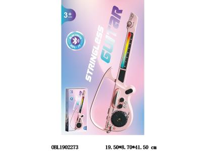 粉色蓝牙版多功能吉他 18650锂电池包电_OBL1902273