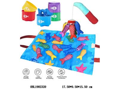 布绒魔术贴钓鱼套装 配收纳袋_OBL1902320