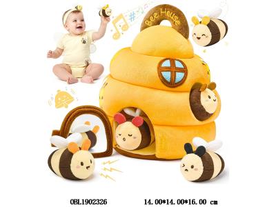 布绒蜜蜂屋套装_OBL1902326