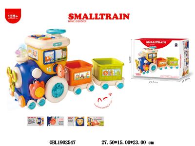 早教益智小火车带灯光声音 3*AA不包电_OBL1902547