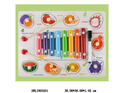 多功能敲琴手抓板 水果款_OBL1903451