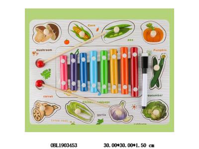 多功能敲琴手抓板 蔬菜款_OBL1903453