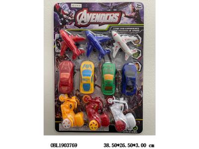 10只装 滑行飞机/摩托各3只/小车4只_OBL1903769