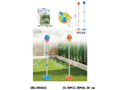 电动路灯泡泡机带灯光  3*AA不包电 2色混装_OBL1904043