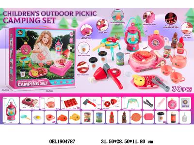 户外露营套装带灯光声音喷雾 卡式炉 3*AA不包电 防风灯2*AA不包电_OBL1904787