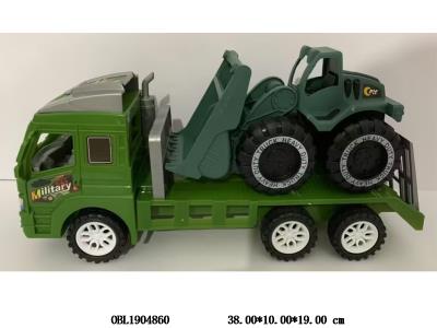 惯性军事拖头车 载滑行推土车_OBL1904860