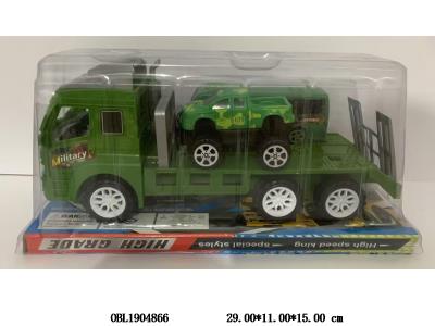 惯性军事拖头车 载1只滑行车 1只滑行巴士_OBL1904866