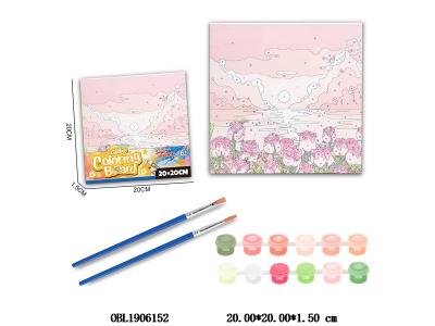 DIY涂鸦数字油画套装 风景 加热缩膜_OBL1906152