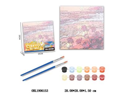 DIY涂鸦数字油画套装 风景 加热缩膜_OBL1906153