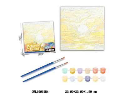 DIY涂鸦数字油画套装 风景 加热缩膜_OBL1906154