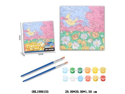 DIY涂鸦数字油画套装 风景 加热缩膜_OBL1906155