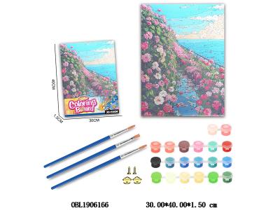 DIY涂鸦数字油画套装 风景 加热缩膜_OBL1906166