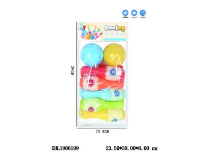 数字彩色保龄球套装 12PCS_OBL1906199