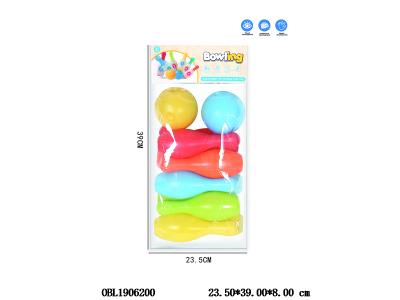彩色保龄球套装 12PCS_OBL1906200