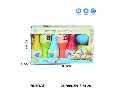 数字彩色保龄球套装 12PCS_OBL1906229