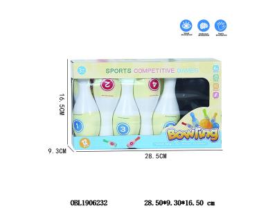 白色数字保龄球套装 12PCS_OBL1906232