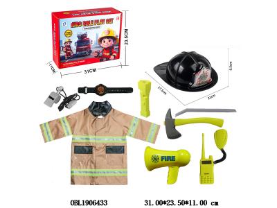 消防套装 手电筒带灯光 3*AG13包电 扩音器带灯光声音 2*AA不包电_OBL1906433