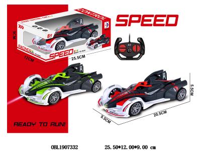 遥控F1赛车 车身3*AA不包电 遥控器2*AA不包电 2色混装 27频率_OBL1907332