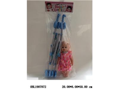 公仔推车 配12寸空身公仔 主体衣服一款一色_OBL1907872