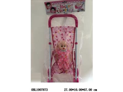 公仔推车 配12寸空身公仔 主体衣服一款一色_OBL1907873