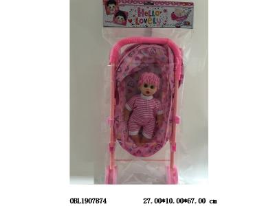 公仔推车 配12寸空身公仔 主体衣服一款一色_OBL1907874