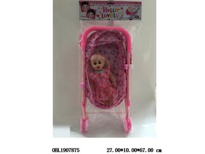 公仔推车 配12寸空身公仔 主体衣服一款一色_OBL1907875