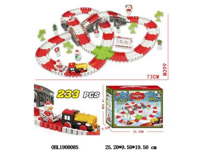 电动圣诞轨道车套装 配1只电动火车 2*AAA不包电_OBL1908085