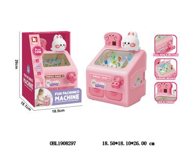 兔子弹珠机套装带灯光音乐 计分 闯关 3*AA不包电_OBL1908297