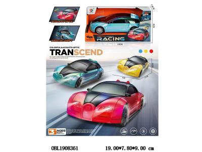 电动车带灯光声音漂移 3*LR44包电 3色混装_OBL1908361