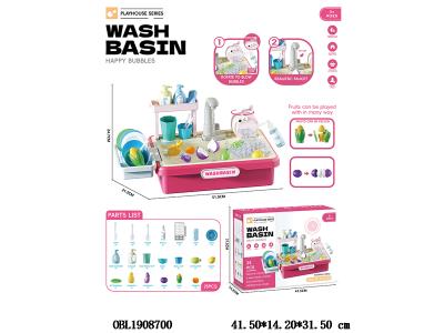 过家家洗碗盆套装 电动出水 2*AA不包电_OBL1908700