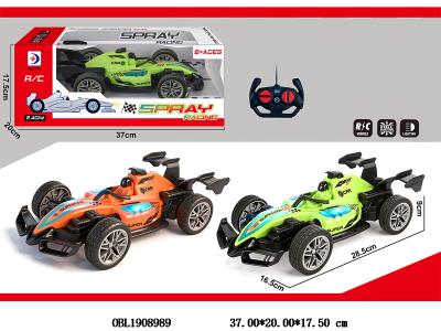 遥控赛车 带灯光 车身3*AA不包电 遥控2*AA不包电 2色混装_OBL1908989