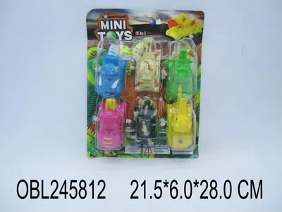 6只庄上链卡通仿真射弹坦克 6款混装_OBL245812