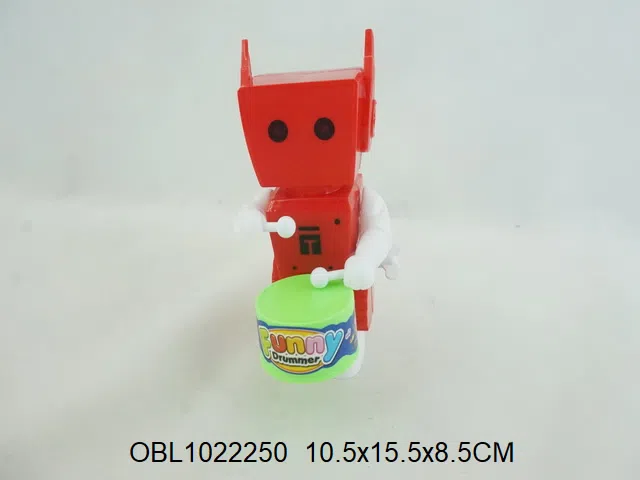 上链打鼓摇摆机器人  2色混装_OBL1022250