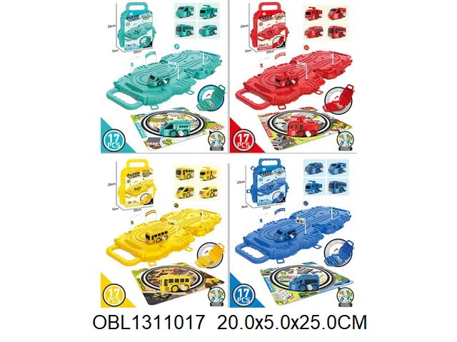 上链拼图轨道车套装 4个主题混装_OBL1311017