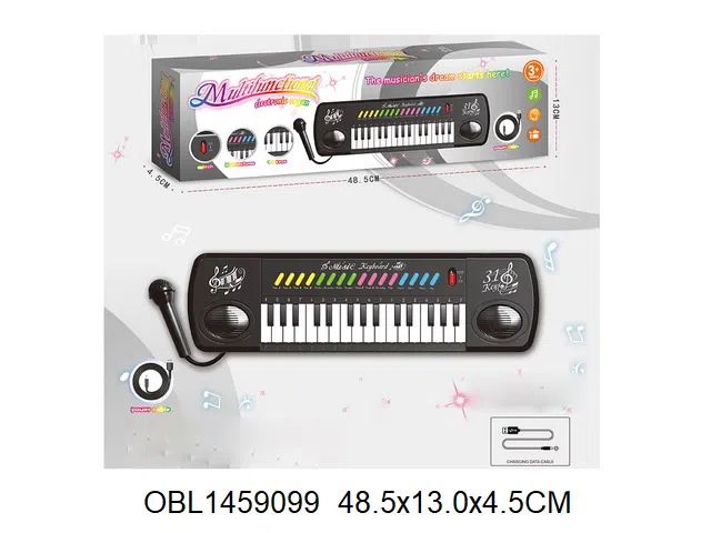 电子琴带麦克风 USB线  3*AA无包电_OBL1459099