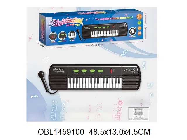电子琴带麦克风  3*AA无包电_OBL1459100