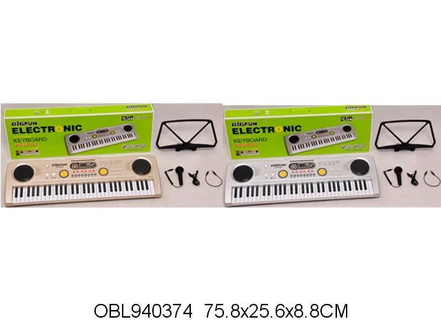 61键电子琴带麦克风配音频线 USB线_OBL940374