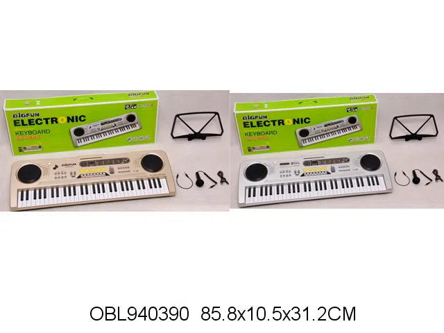 61键电子琴带麦克风配音频线 USB线_OBL940390