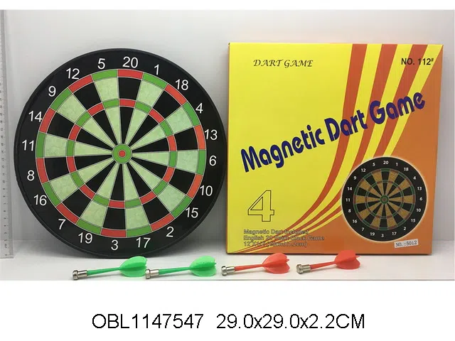 木制标靶配4支磁性飞镖_OBL1147547