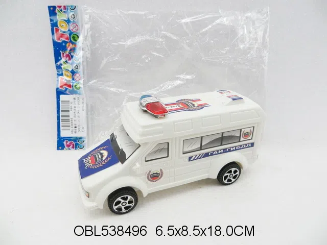 惯性警车 俄文标 兰 白2色混装_OBL538496