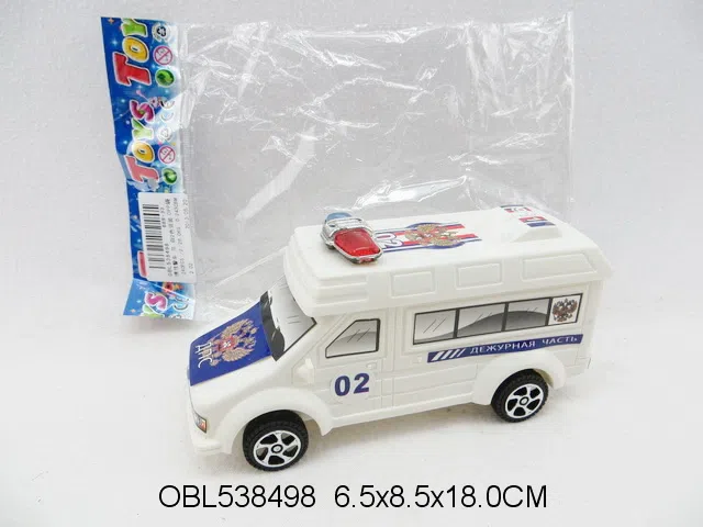 惯性警车 俄文标 兰 白2色混装_OBL538498