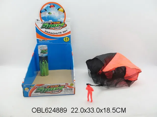 24筒庄手抛降落伞 2款4色混装_OBL624889