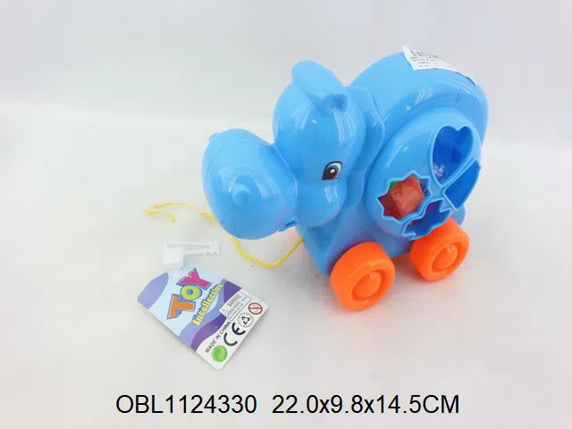 拖拉积木河马_OBL1124330