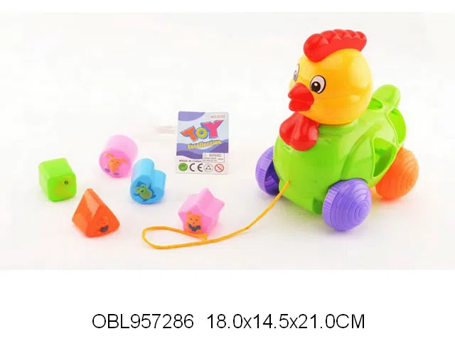 拖拉积木鸡_OBL957286