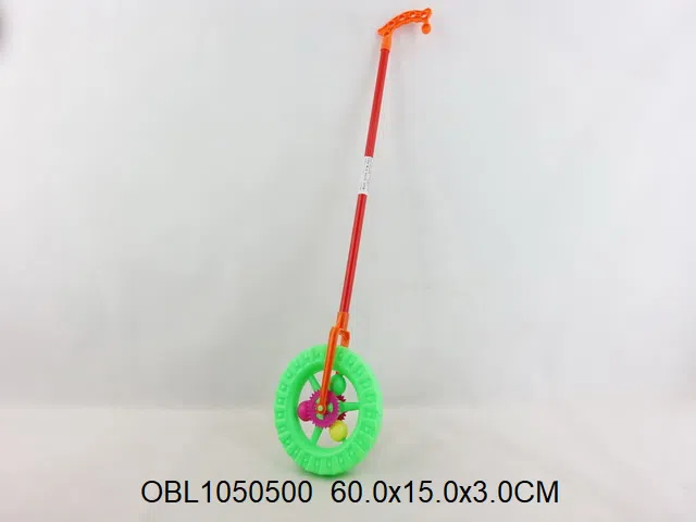 手推轮 黄 绿 玫红3色_OBL1050500