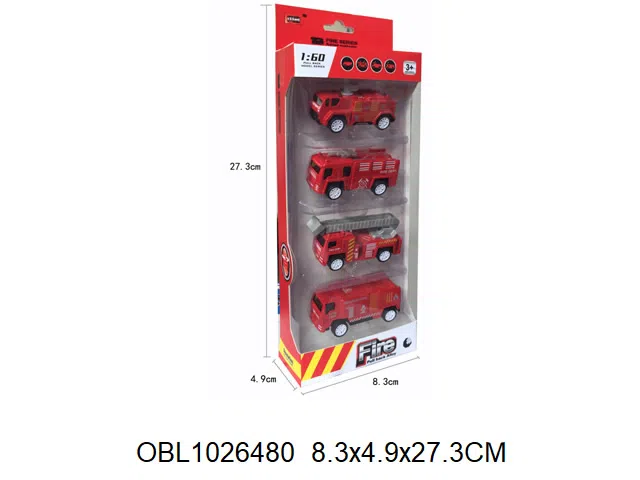 4只庄合金回力消防车_OBL1026480
