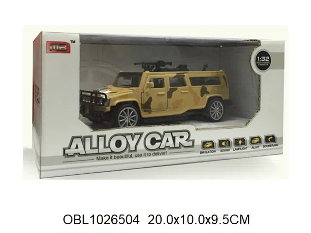 合金回力军事车带灯光音乐 包电_OBL1026504