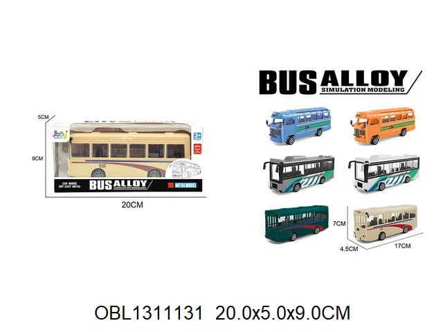 合金滑行巴士 3款6色混装_OBL1311131