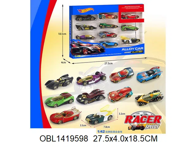 10只庄 合金车 10款混装_OBL1419598