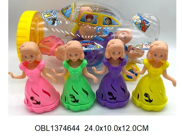 8只庄回力芭芘 PVE飞机瓶_OBL1374644